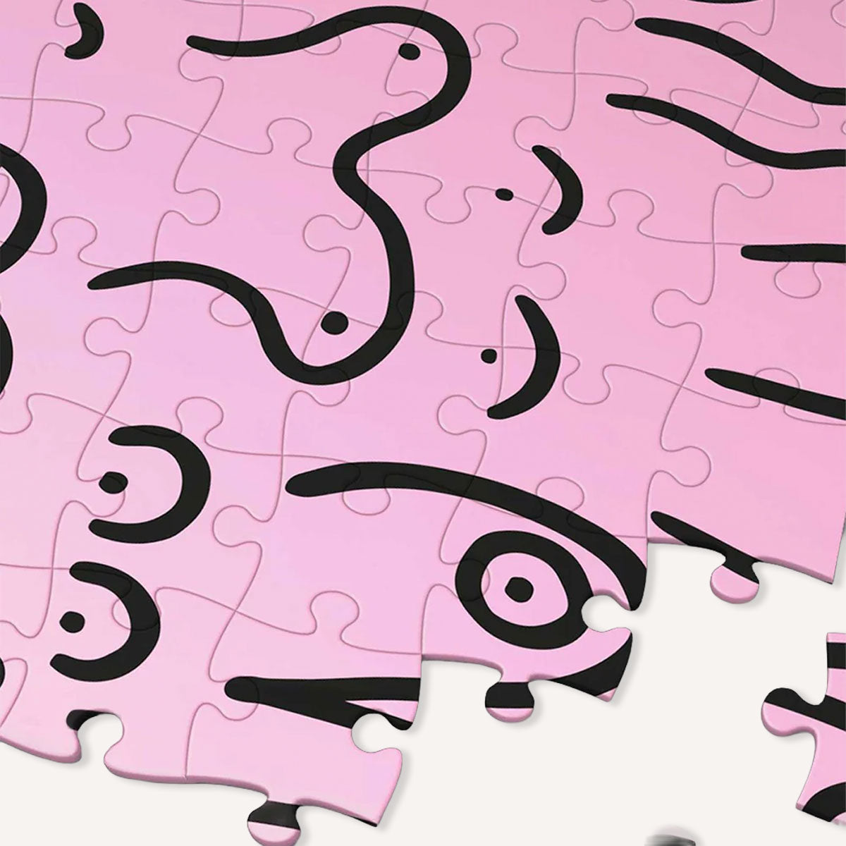 Boobs Jigsaw Puzzle-Feminist Apparel, Feminist Gift, Feminist Jigsaw-The Spark Company