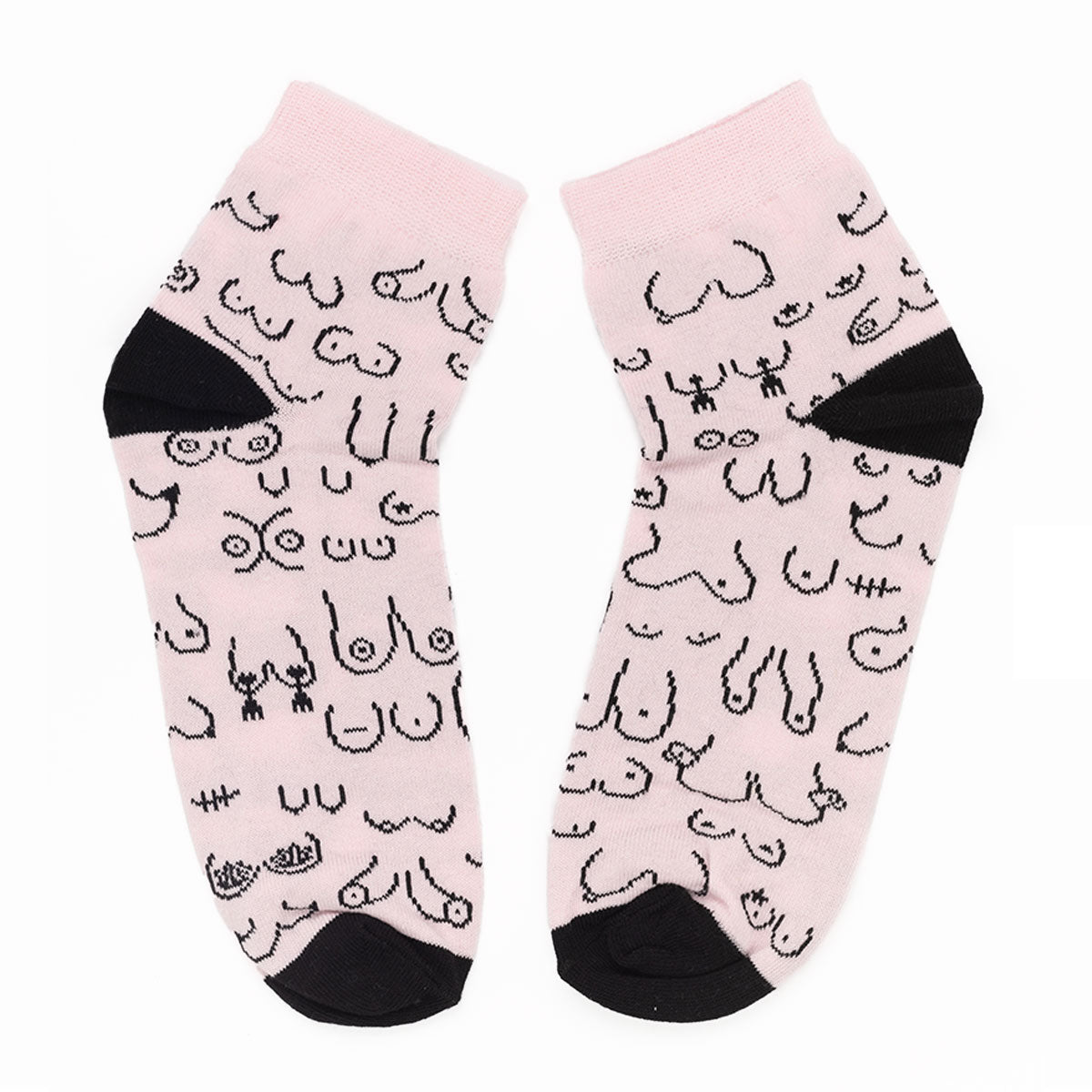 Boobs Print Socks