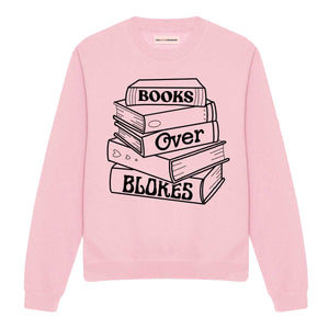 Books Over Blokes Sweatshirt-Feminist Apparel, Feminist Clothing, Feminist Sweatshirt, JH030-The Spark Company