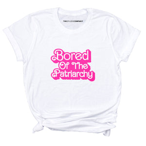 Bored Of The Patriarchy T-Shirt-Feminist Apparel, Feminist Clothing, Feminist T Shirt, BC3001-The Spark Company