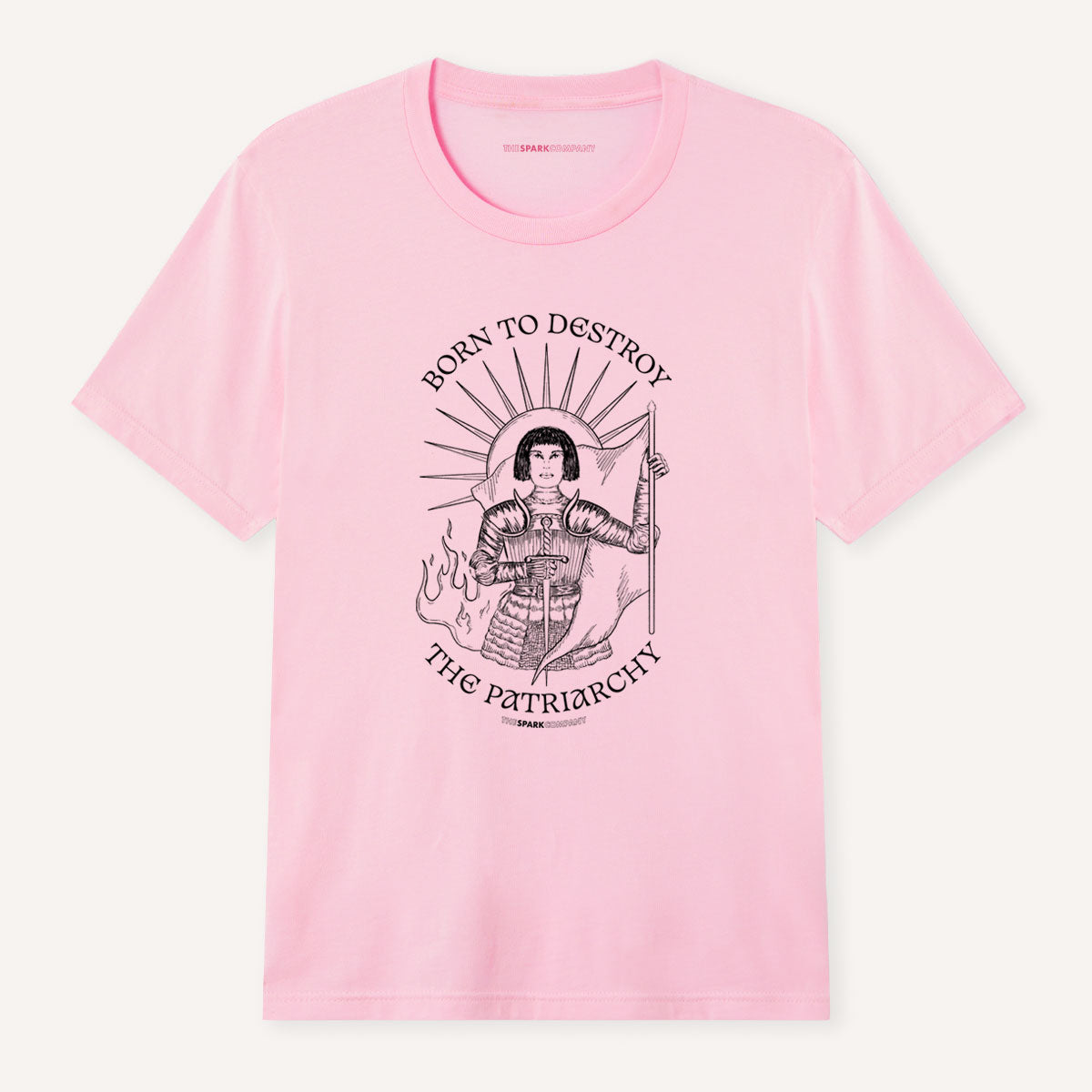 Born To Destroy The Patriarchy T-Shirt-Feminist Apparel, Feminist Clothing, Feminist T Shirt, BC3001-The Spark Company
