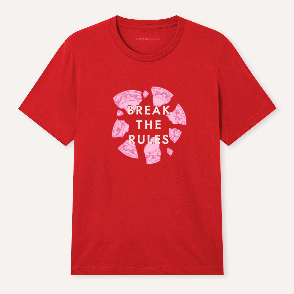 Break The Rules T-Shirt-Feminist Apparel, Feminist Clothing, Feminist T Shirt, BC3001-The Spark Company