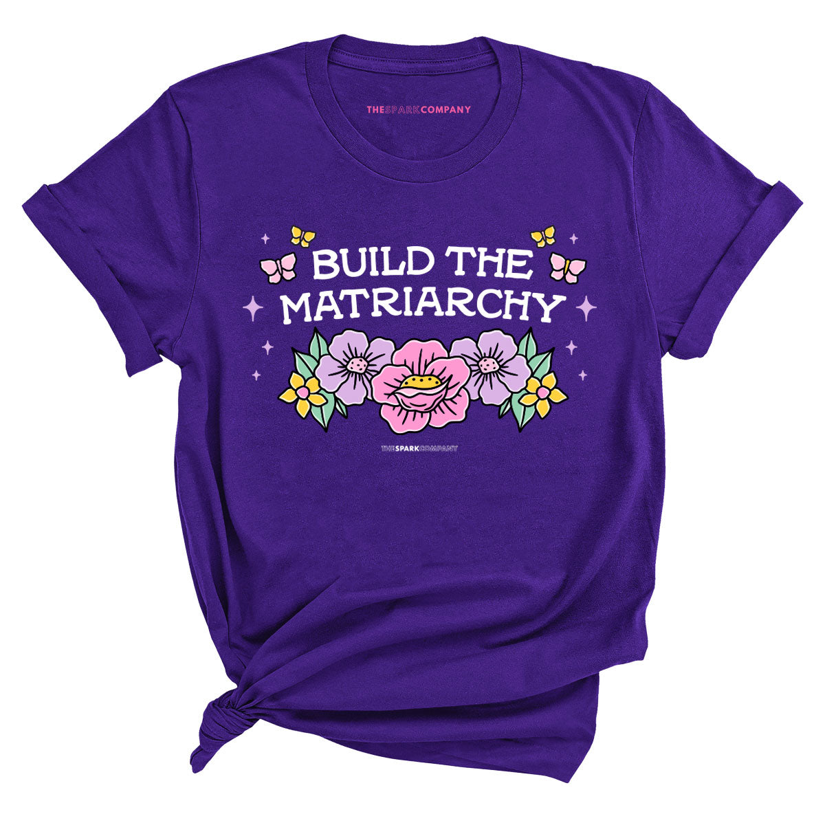 Build The Matriarchy T-Shirt-Feminist Apparel, Feminist Clothing, Feminist T Shirt, BC3001-The Spark Company