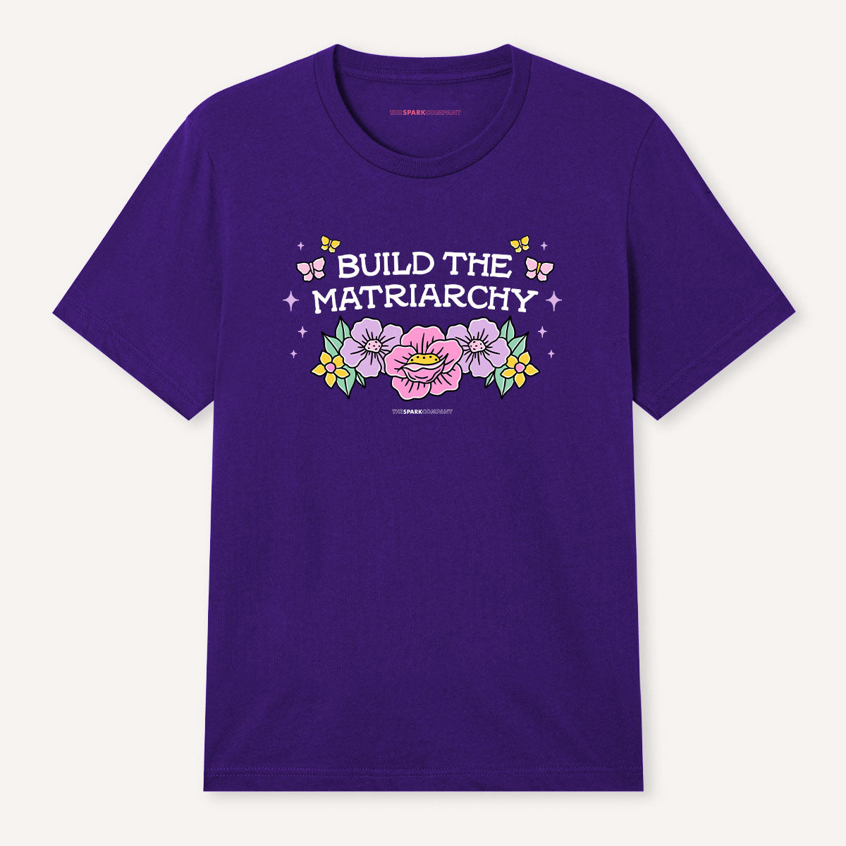 Build The Matriarchy T-Shirt-Feminist Apparel, Feminist Clothing, Feminist T Shirt, BC3001-The Spark Company