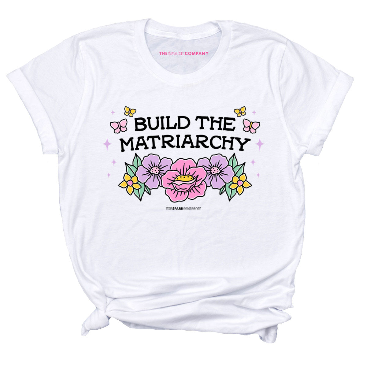 Build The Matriarchy T-Shirt-Feminist Apparel, Feminist Clothing, Feminist T Shirt, BC3001-The Spark Company