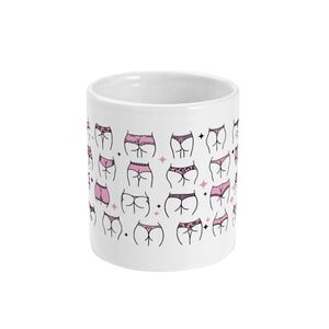 Bums Mug-Feminist Apparel, Feminist Gift, Feminist Coffee Mug, 11oz White Ceramic-The Spark Company