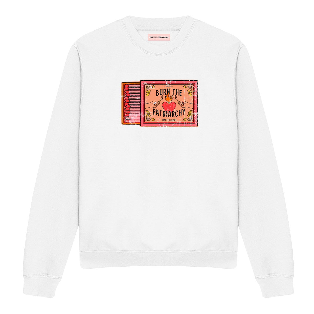 Burn The Patriarchy Sweatshirt-Feminist Apparel, Feminist Clothing, Feminist Sweatshirt, JH030-The Spark Company