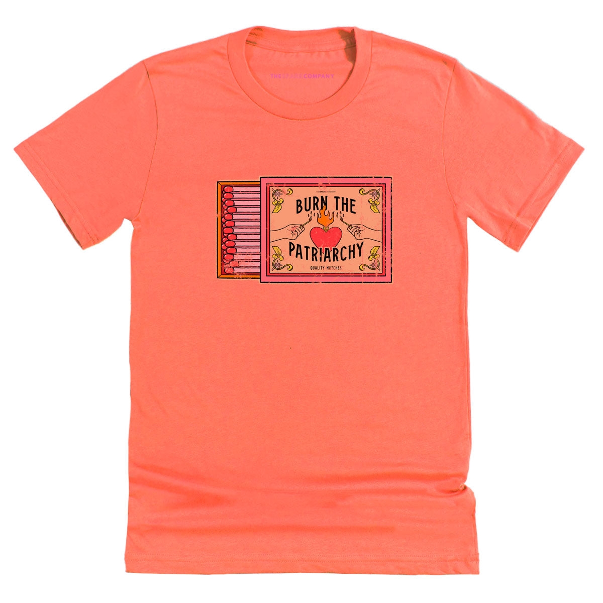 Burn The Patriarchy T-Shirt-Feminist Apparel, Feminist Clothing, Feminist T Shirt, BC3001-The Spark Company
