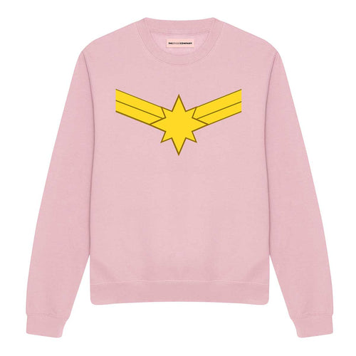 Captain Marvel Sweatshirt-Feminist Apparel, Feminist Clothing, Feminist Sweatshirt, JH030-The Spark Company