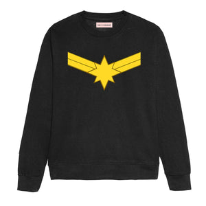 Captain Marvel Sweatshirt-Feminist Apparel, Feminist Clothing, Feminist Sweatshirt, JH030-The Spark Company