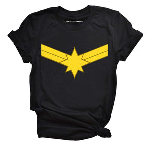 Captain Marvel Logo Knee Socks  Marvel clothes, Marvel shirt, Captain  marvel