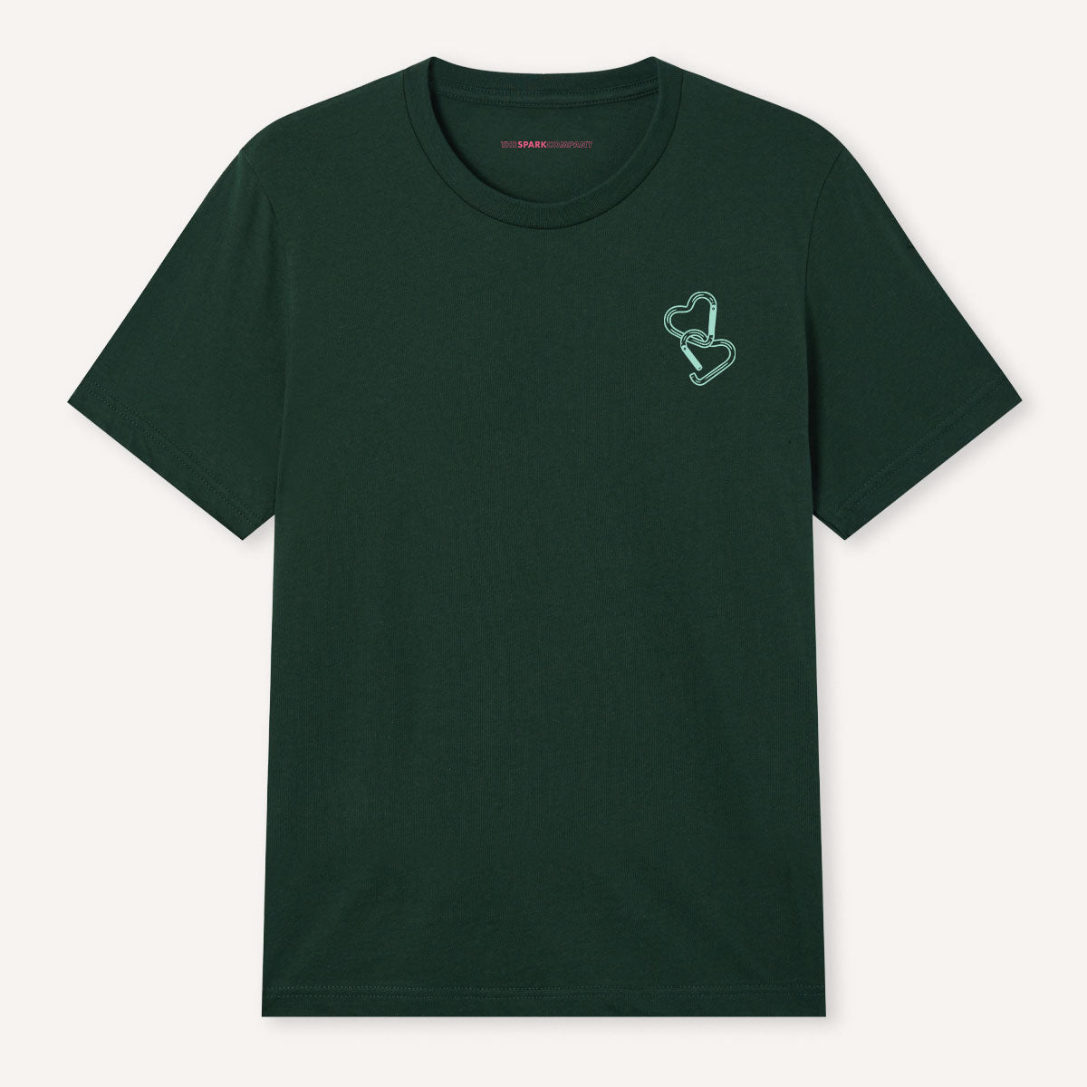 Carabiner Hearts T-Shirt-LGBT Apparel, LGBT Clothing, LGBT T Shirt, BC3001-The Spark Company