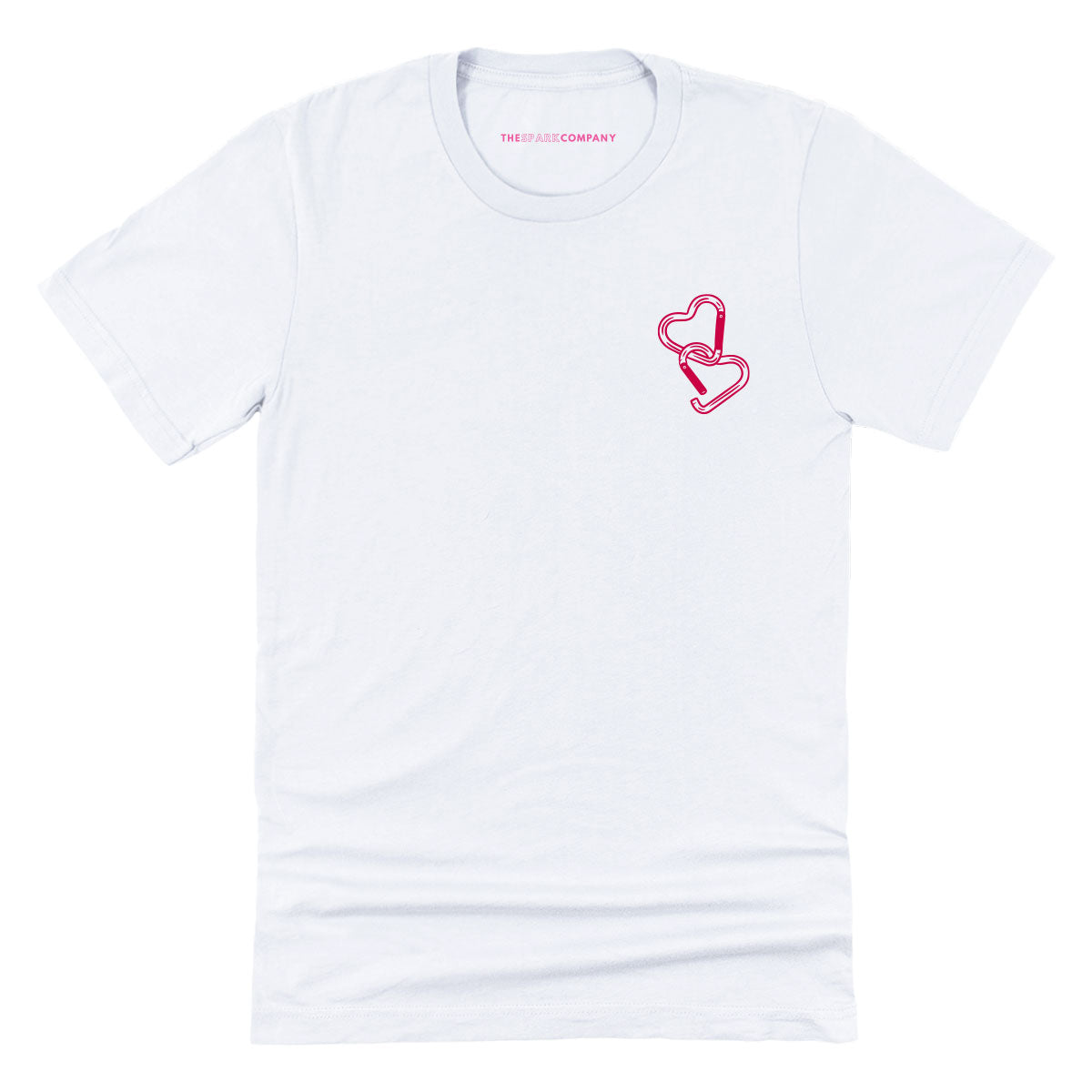 Carabiner Hearts T-Shirt-LGBT Apparel, LGBT Clothing, LGBT T Shirt, BC3001-The Spark Company