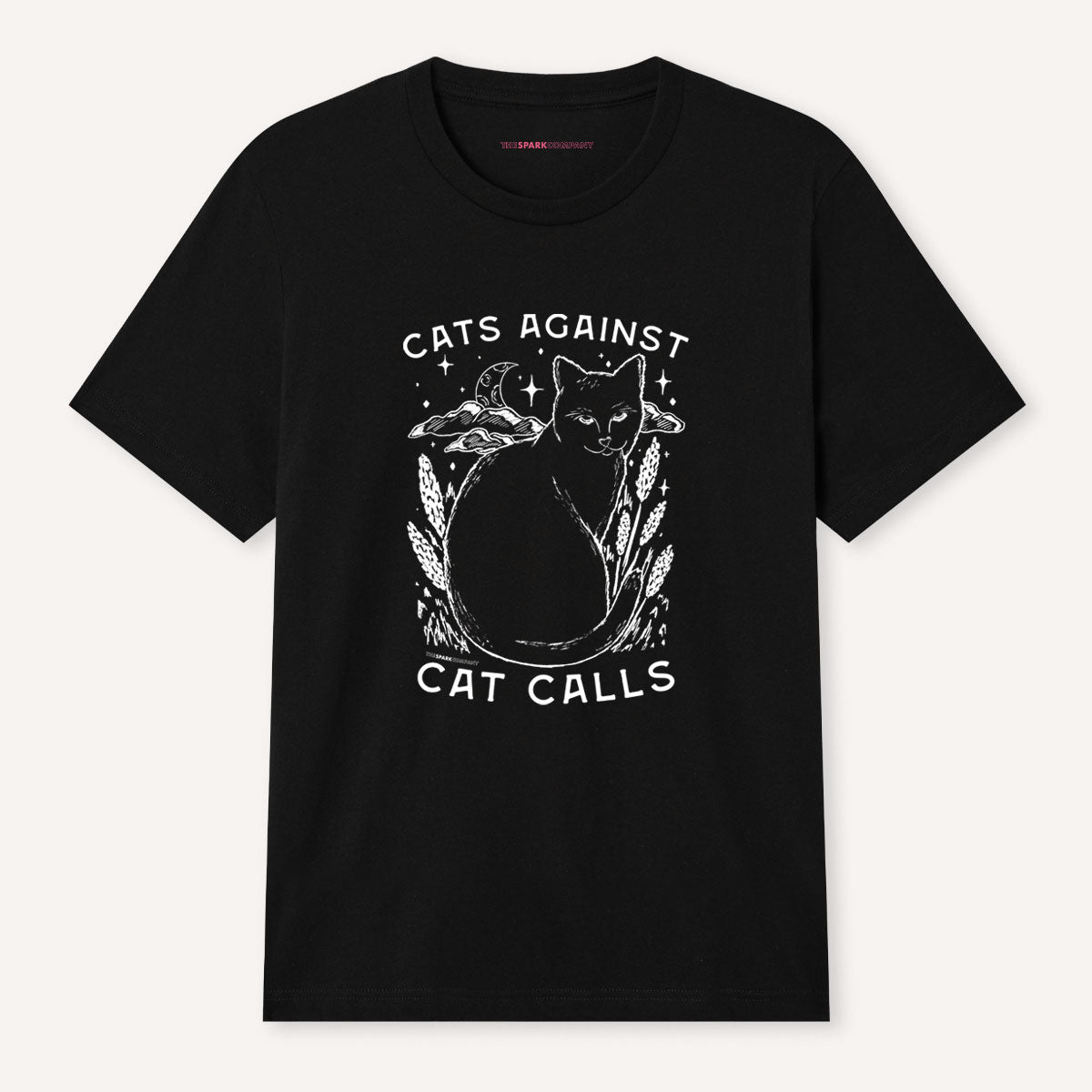 Cats Against Cat Calls T-Shirt-Feminist Apparel, Feminist Clothing, Feminist T Shirt, BC3001-The Spark Company