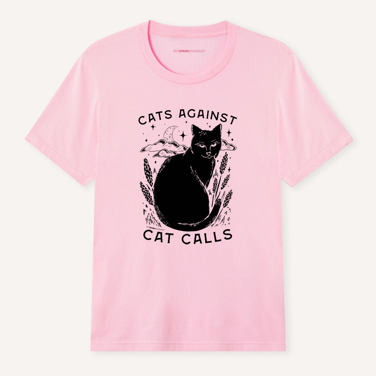 Cats Against Cat Calls T-Shirt-Feminist Apparel, Feminist Clothing, Feminist T Shirt, BC3001-The Spark Company