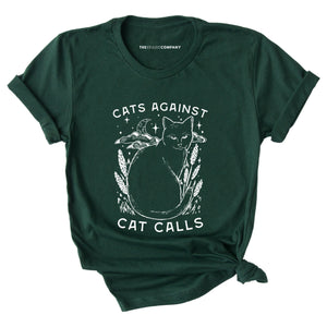 Cats Against Cat Calls T-Shirt-Feminist Apparel, Feminist Clothing, Feminist T Shirt, BC3001-The Spark Company