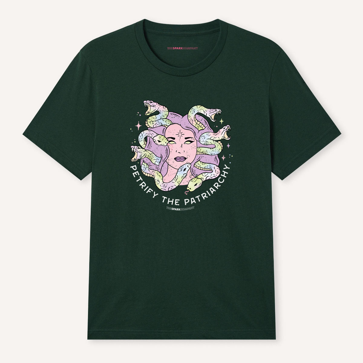 Colourful Petrify The Patriarchy T-Shirt-Feminist Apparel, Feminist Clothing, Feminist T Shirt, BC3001-The Spark Company