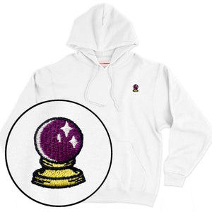 Crystal Ball Embroidered Hoodie-Feminist Apparel, Feminist Clothing, Feminist Hoodie, JH001-The Spark Company