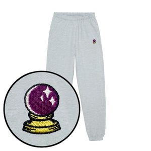 Crystal Ball Embroidery Detail Joggers-Feminist Apparel, Feminist Clothing, Feminist joggers, JH072-The Spark Company