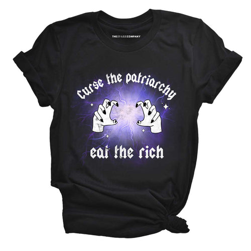Curse The Patriarchy T-Shirt-Feminist Apparel, Feminist Clothing, Feminist T Shirt, BC3001-The Spark Company