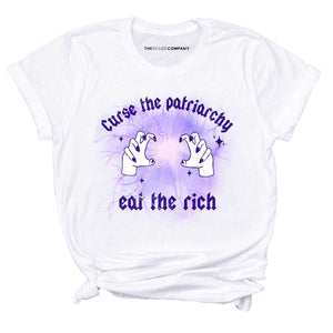 Curse The Patriarchy T-Shirt-Feminist Apparel, Feminist Clothing, Feminist T Shirt, BC3001-The Spark Company