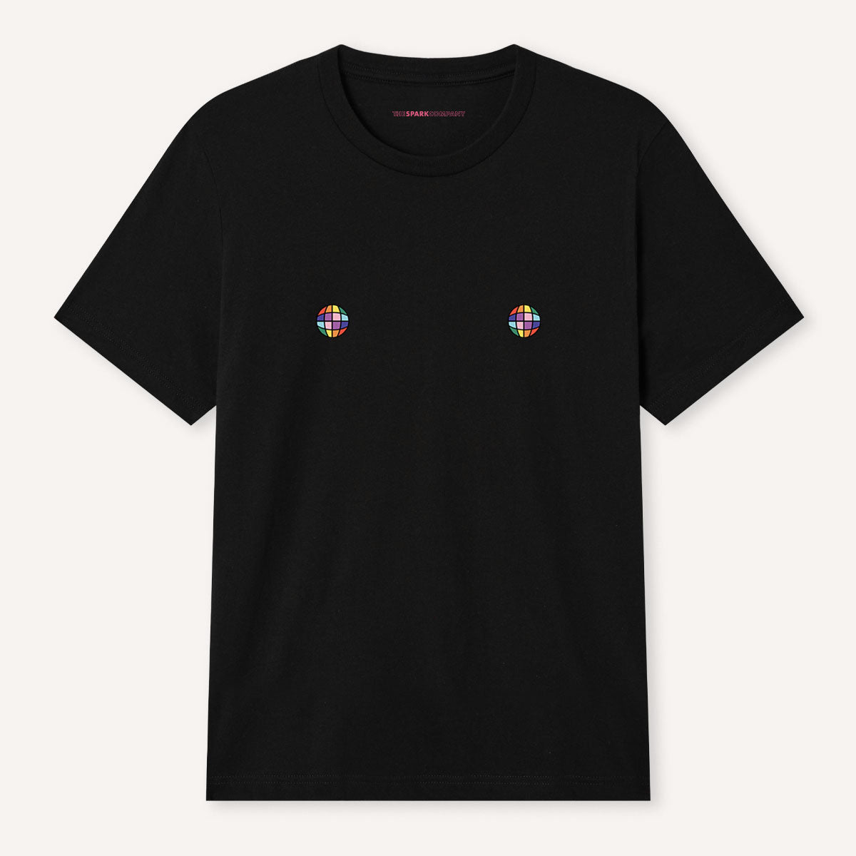 Disco Ball Nipples T-Shirt-Feminist Apparel, Feminist Clothing, Feminist T Shirt, BC3001-The Spark Company