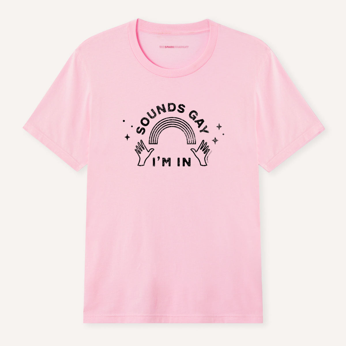 Distressed Sounds Gay T-Shirt-LGBT Apparel, LGBT Clothing, LGBT T Shirt, BC3001-The Spark Company