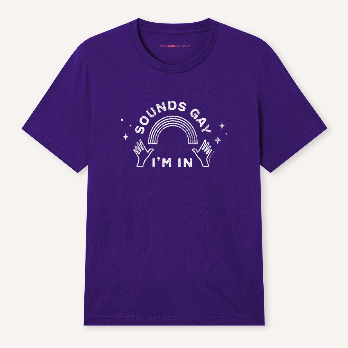 Distressed Sounds Gay T-Shirt-LGBT Apparel, LGBT Clothing, LGBT T Shirt, BC3001-The Spark Company