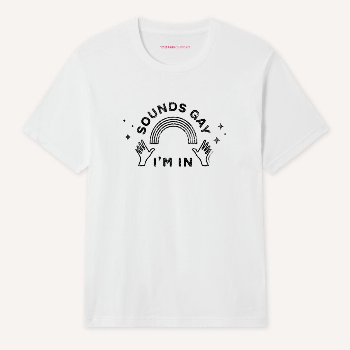 Distressed Sounds Gay T-Shirt-LGBT Apparel, LGBT Clothing, LGBT T Shirt, BC3001-The Spark Company