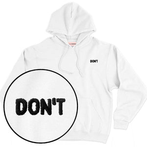 Don't Embroidered Hoodie-Feminist Apparel, Feminist Clothing, Feminist Hoodie, JH001-The Spark Company