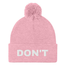 Load image into Gallery viewer, Don&#39;t Embroidered Pom Pom Beanie Hat-Feminist Apparel, Feminist Gift, Feminist Beanie Hat BB426-The Spark Company