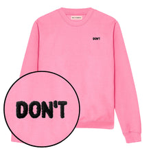 Load image into Gallery viewer, Don&#39;t Embroidery Detail Sweatshirt-Feminist Apparel, Feminist Clothing, Feminist Sweatshirt, JH030-The Spark Company