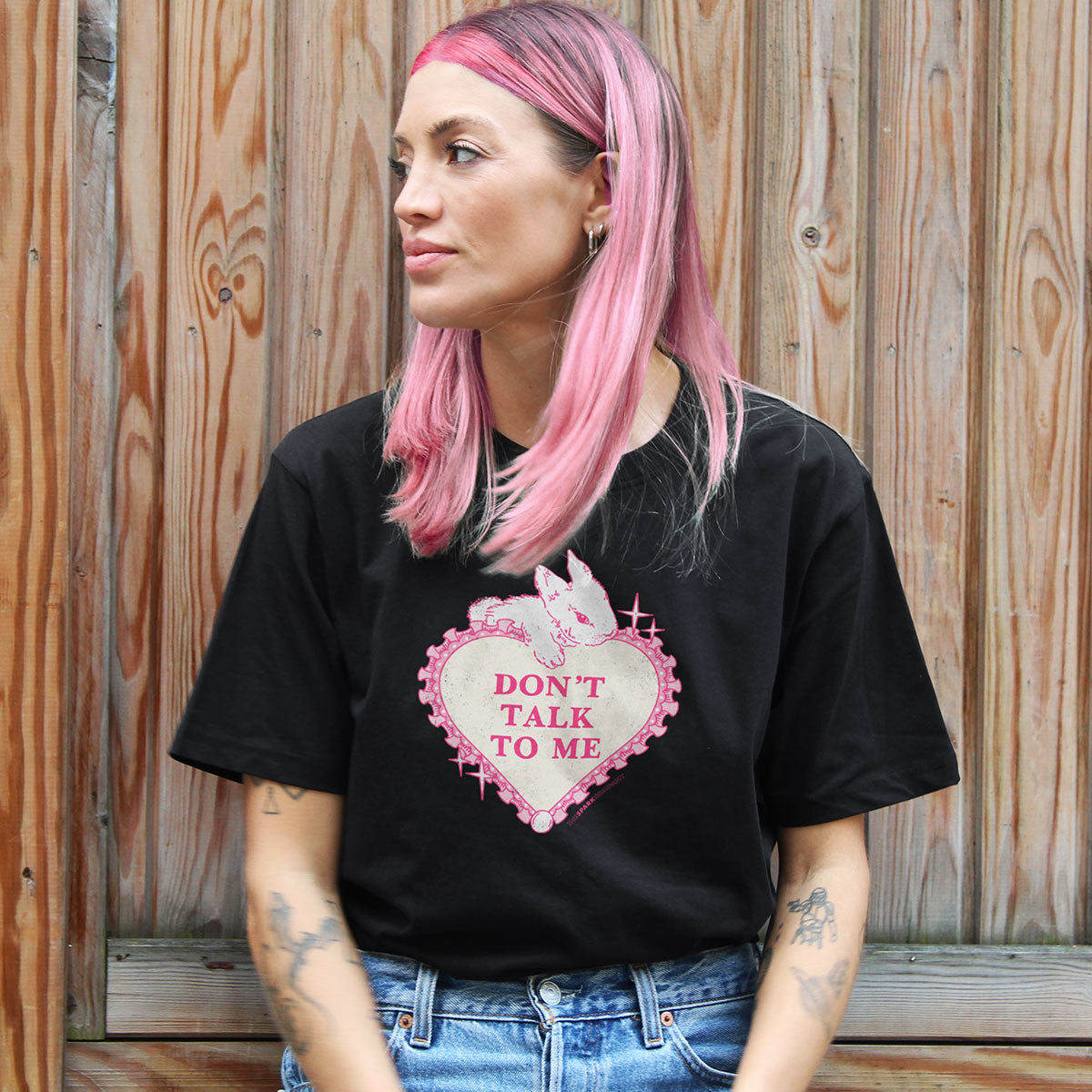 Don't Talk To Me T-Shirt-Feminist Apparel, Feminist Clothing, Feminist T Shirt, BC3001-The Spark Company