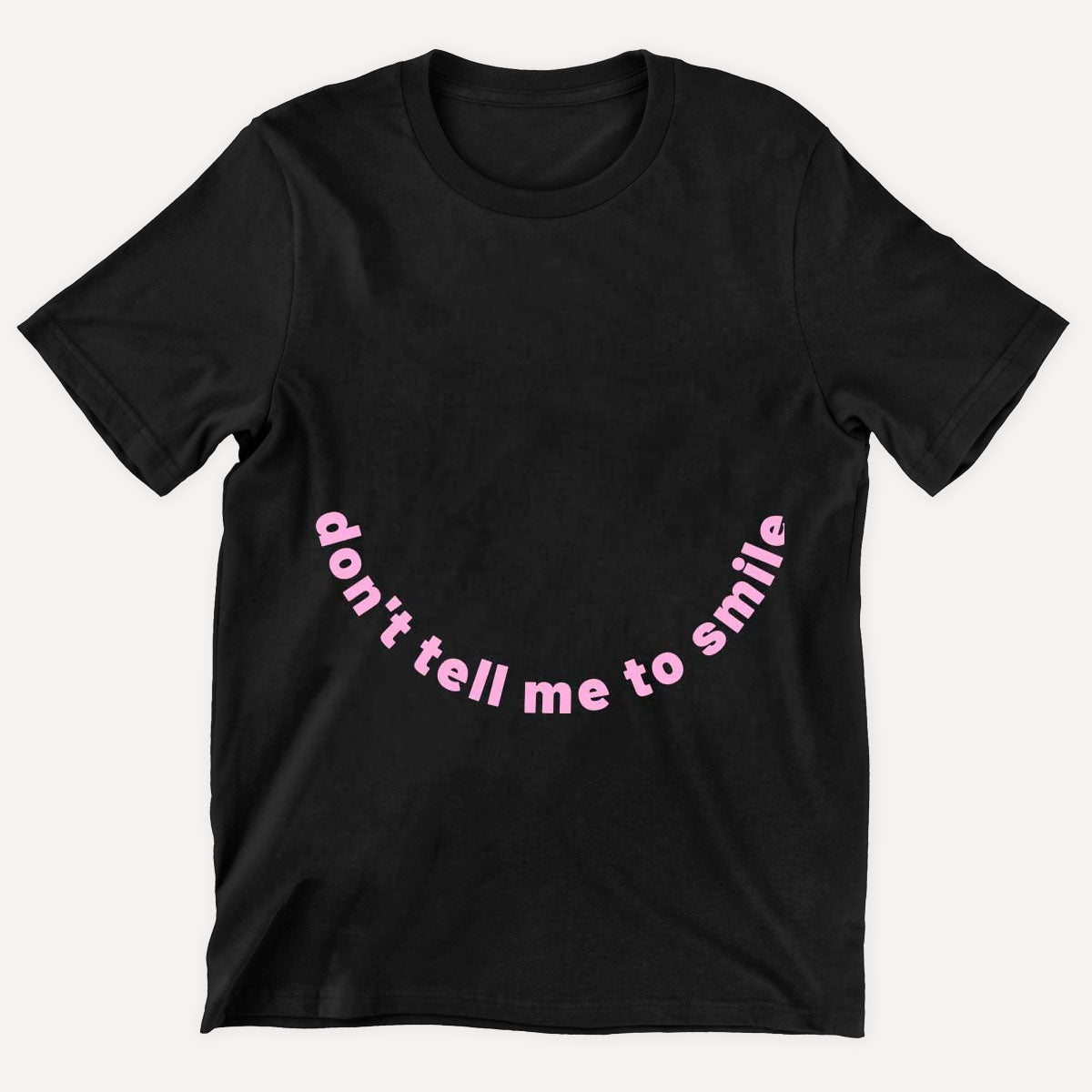 Don't Tell Me To Smile Kids T-Shirt-Feminist Apparel, Feminist Clothing, Feminist Kids T Shirt, MiniCreator-The Spark Company
