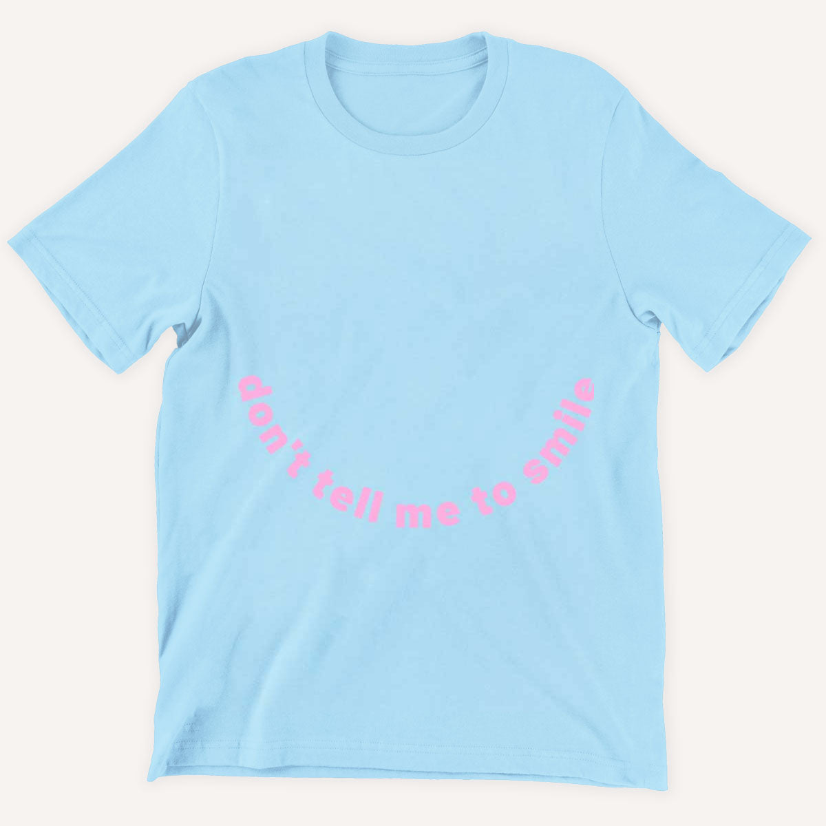 Don't Tell Me To Smile Kids T-Shirt-Feminist Apparel, Feminist Clothing, Feminist Kids T Shirt, MiniCreator-The Spark Company