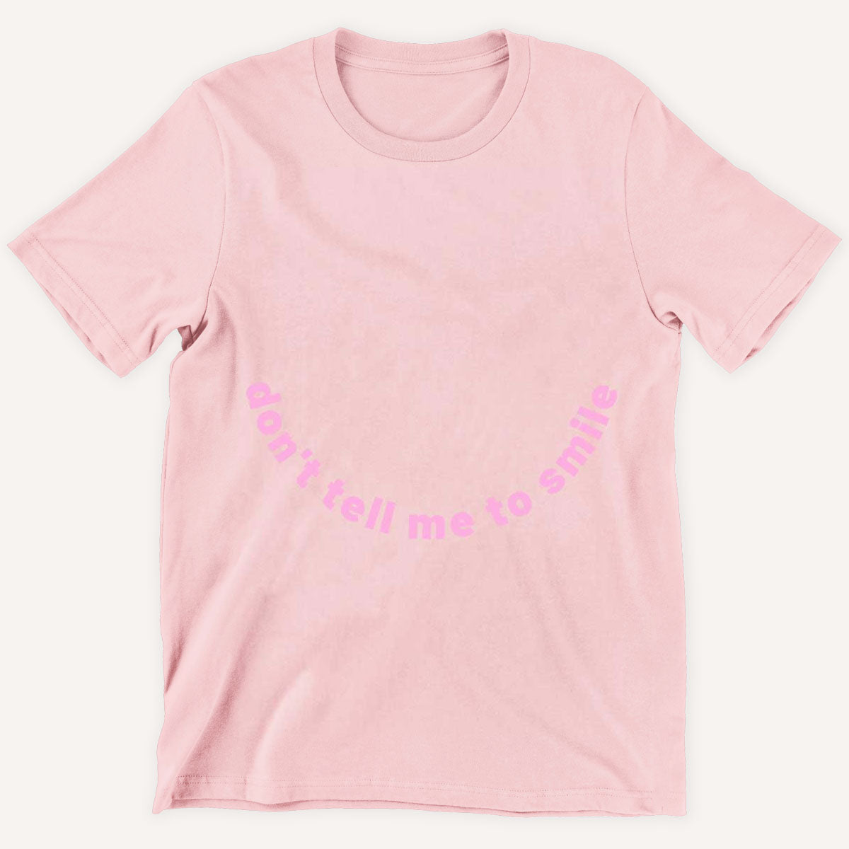 Don't Tell Me To Smile Kids T-Shirt-Feminist Apparel, Feminist Clothing, Feminist Kids T Shirt, MiniCreator-The Spark Company