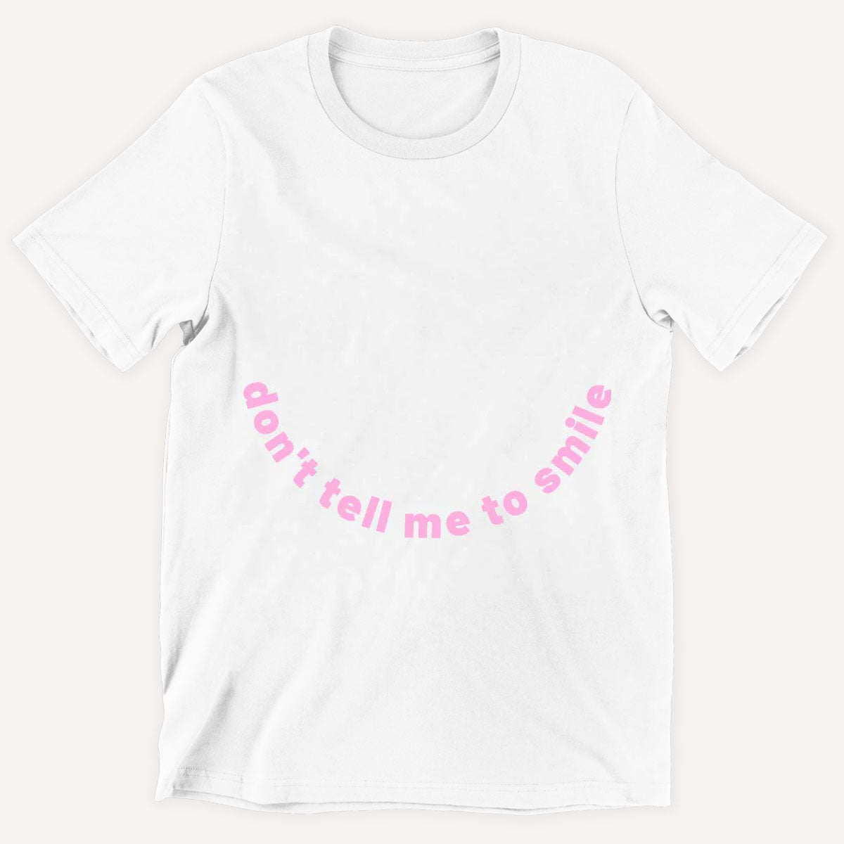 Don't Tell Me To Smile Kids T-Shirt-Feminist Apparel, Feminist Clothing, Feminist Kids T Shirt, MiniCreator-The Spark Company