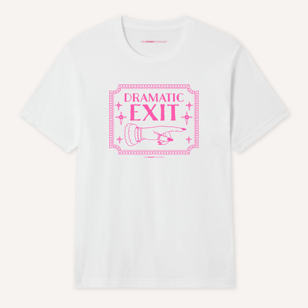 Dramatic Exit T-Shirt-Feminist Apparel, Feminist Clothing, Feminist T Shirt, BC3001-The Spark Company