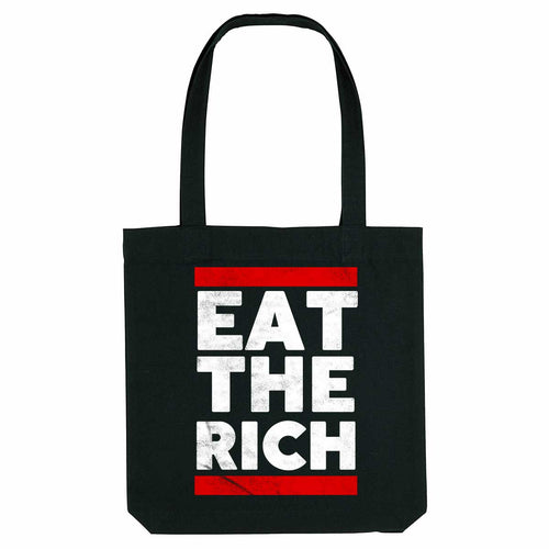 Eat The Rich Strong As Hell Tote Bag-Feminist Apparel, Feminist Gift, Feminist Tote Bag-The Spark Company