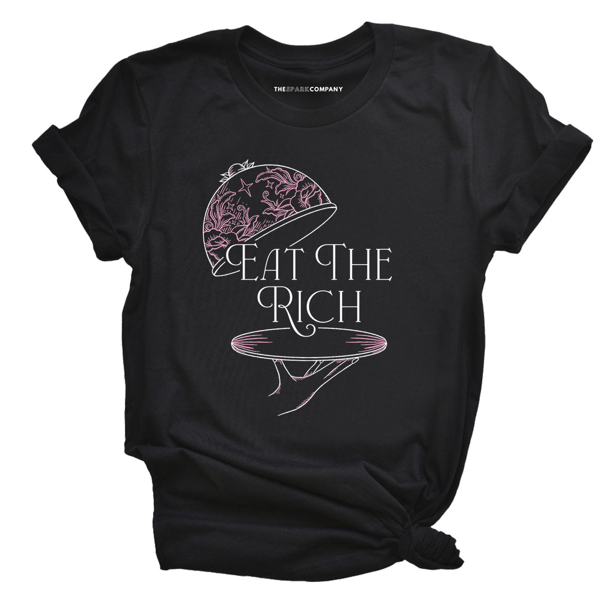 Eat The Rich T-Shirt-Feminist Apparel, Feminist Clothing, Feminist T Shirt, BC3001-The Spark Company