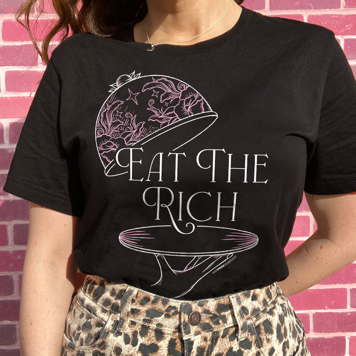 Eat The Rich T-Shirt-Feminist Apparel, Feminist Clothing, Feminist T Shirt, BC3001-The Spark Company