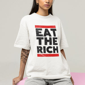 Eat The Rich T-shirt-Feminist Apparel, Feminist Clothing, Feminist T Shirt, BC3001-The Spark Company