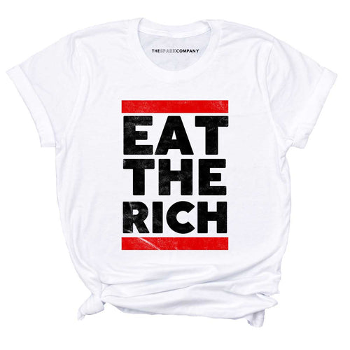Eat The Rich T-shirt-Feminist Apparel, Feminist Clothing, Feminist T Shirt, BC3001-The Spark Company