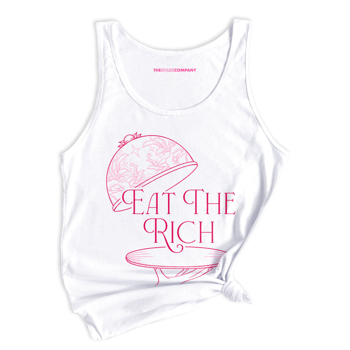Eat The Rich Tank Top-Feminist Apparel, Feminist Clothing, Feminist Tank, 03980-The Spark Company