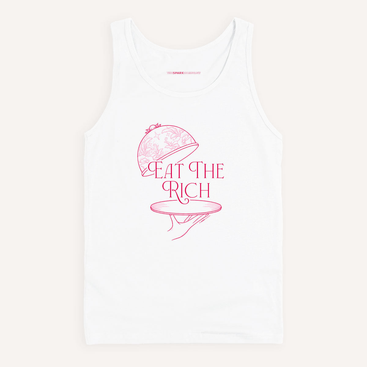 Eat The Rich Tank Top-Feminist Apparel, Feminist Clothing, Feminist Tank, 03980-The Spark Company