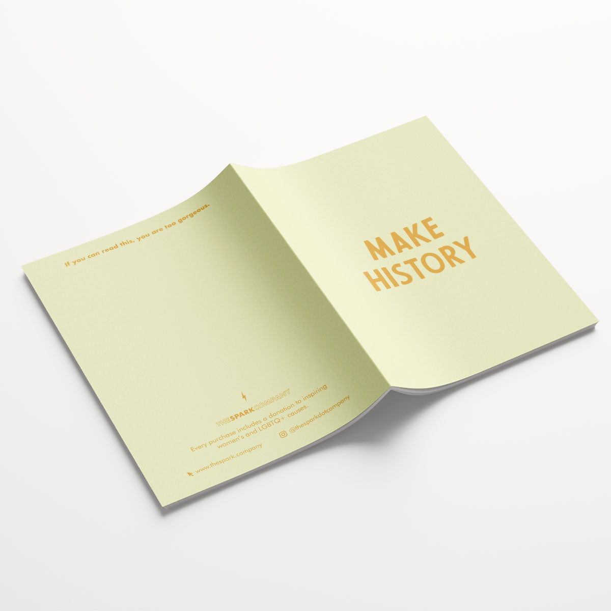 Empowering Notebooks (3 Pack)-Feminist Apparel, Feminist Gift, Feminist Notebook-The Spark Company