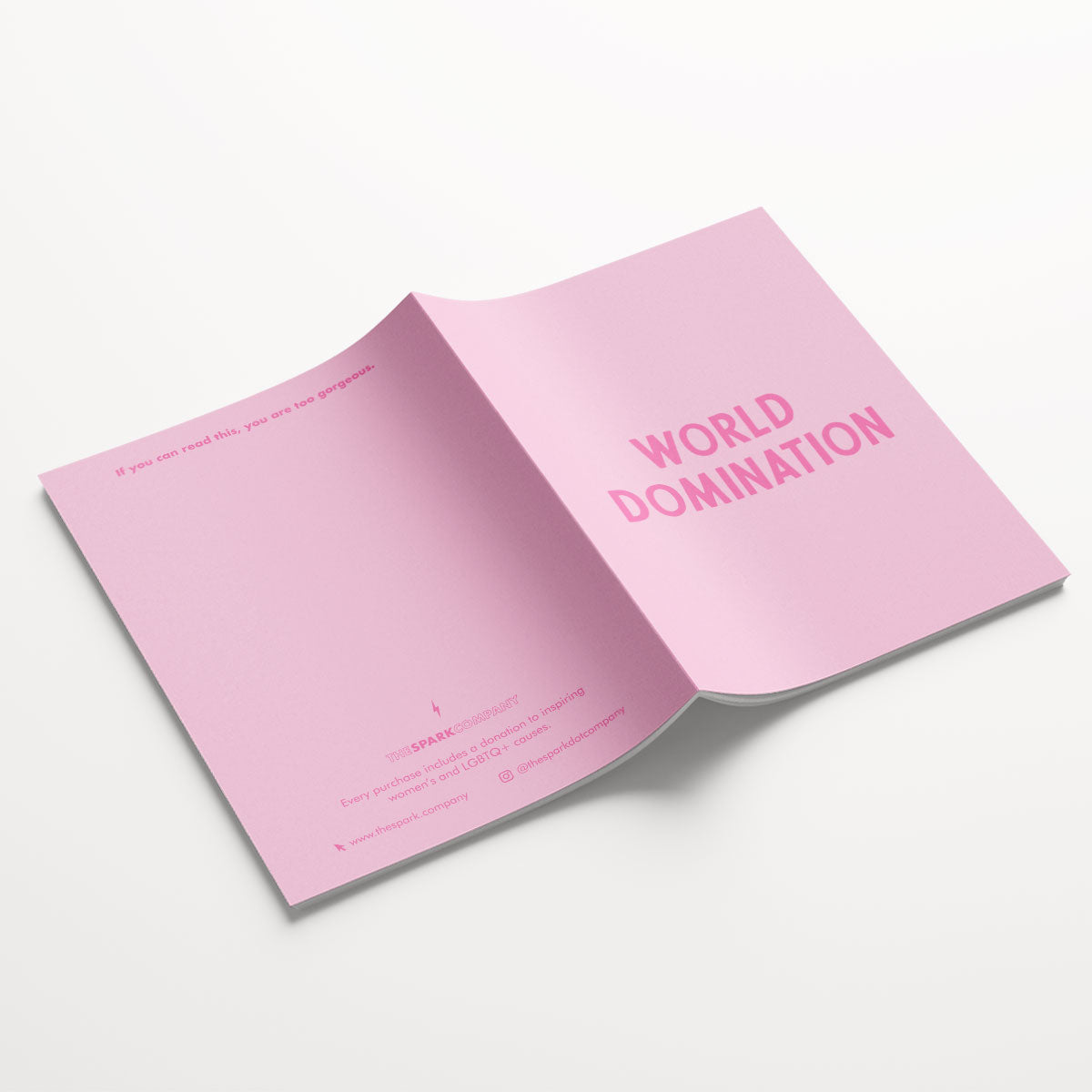 Empowering Notebooks (3 Pack)-Feminist Apparel, Feminist Gift, Feminist Notebook-The Spark Company