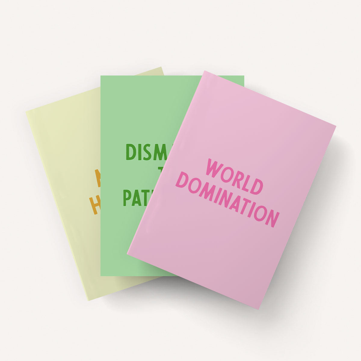 Empowering Notebooks (3 Pack)-Feminist Apparel, Feminist Gift, Feminist Notebook-The Spark Company
