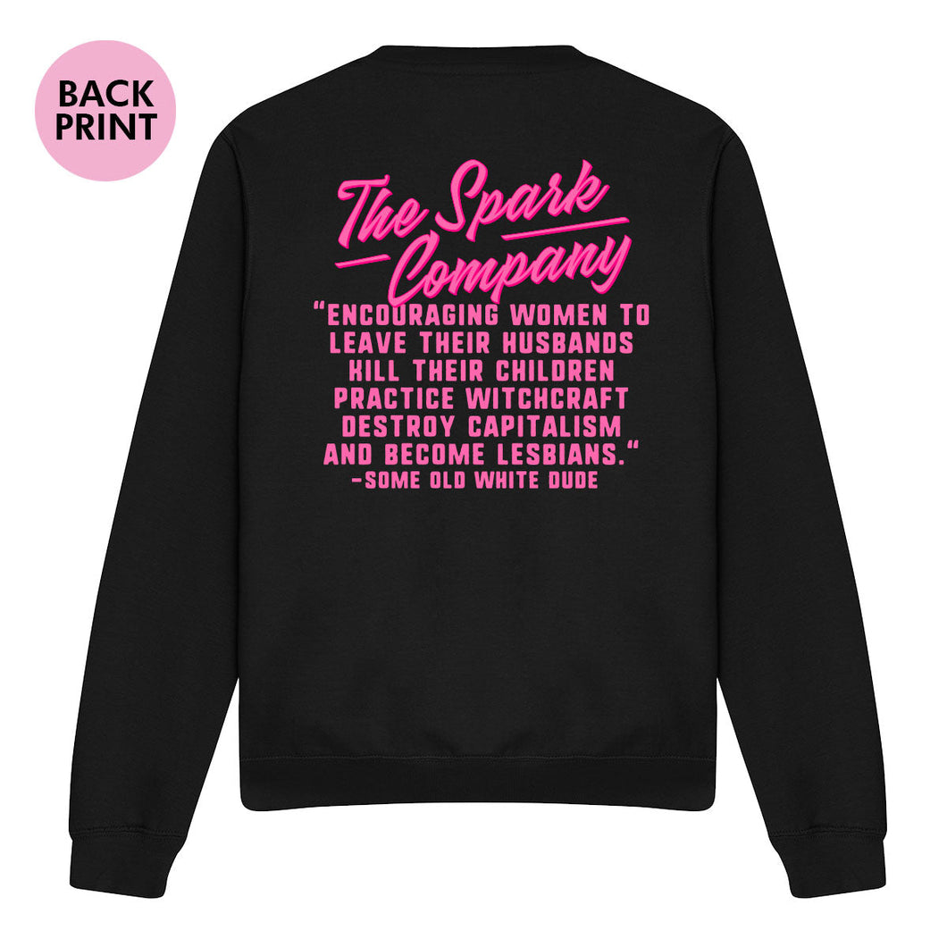 Encouraging Women Quote Sweatshirt-Feminist Apparel, Feminist Clothing, Feminist Sweatshirt, JH030-The Spark Company