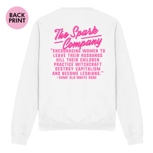 Encouraging Women Quote Sweatshirt-Feminist Apparel, Feminist Clothing, Feminist Sweatshirt, JH030-The Spark Company